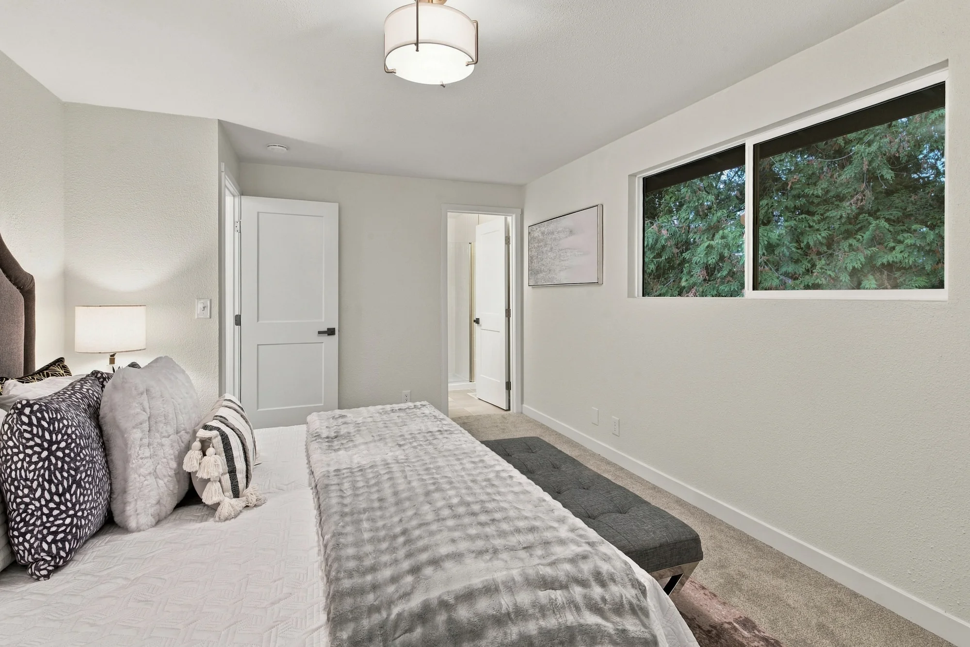 Another view of the upstairs primary bedroom